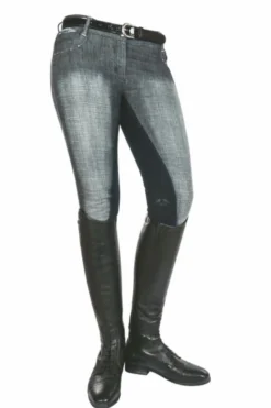 HKM Reithose -Super chic- Dreiviertel Besatz