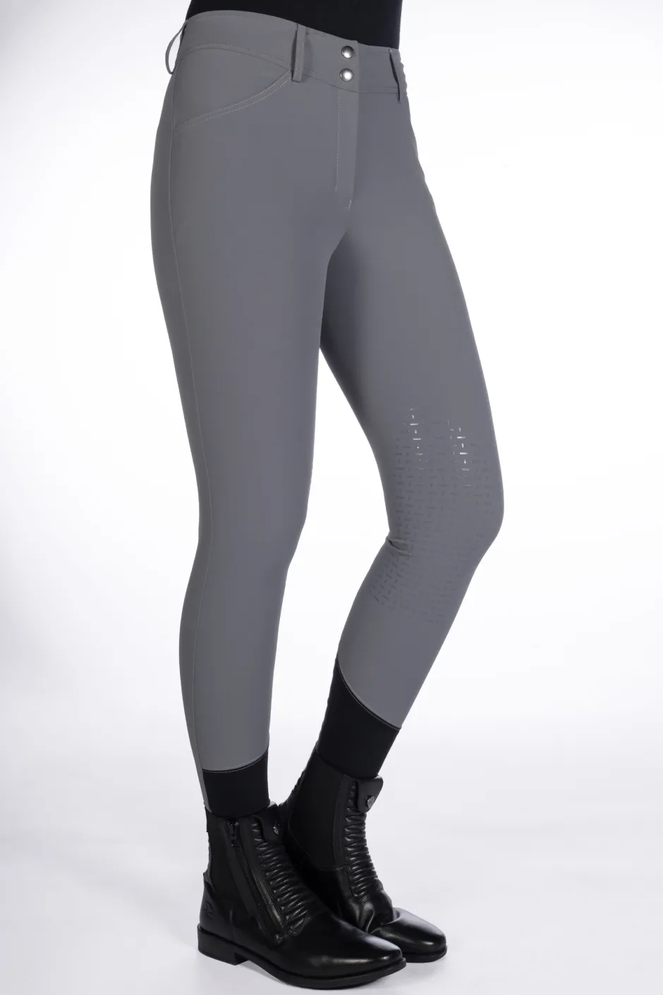 HKM Reithose -Tampa- Silikon-Kniebesatz