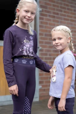 HKM Reitleggings -Lola- Silikon-Kniebesatz