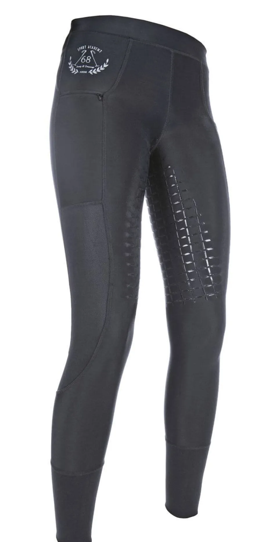 HKM Reitleggings -Mesh- Silikon-Vollbesatz