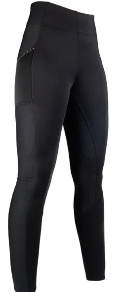 HKM Reitleggings -Mesh-Style Silikon-Vollbesatz