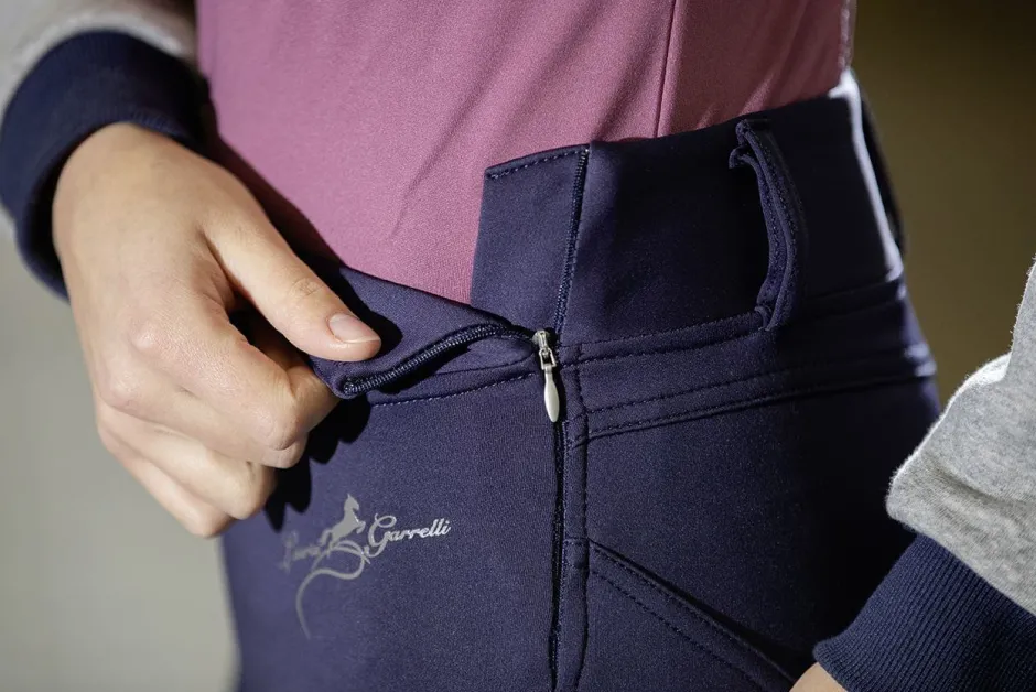 HKM Reitleggings -Morello- Silikon-Vollbesatz