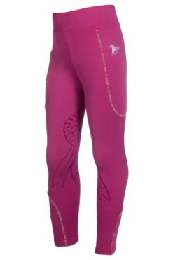 HKM Reitleggings -Polly- Silikon-Kniebesatz