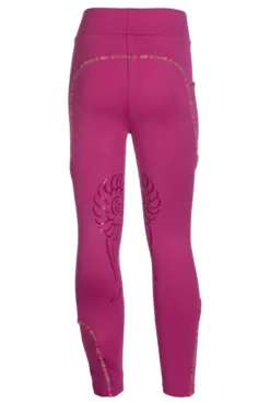 HKM Reitleggings -Polly- Silikon-Kniebesatz