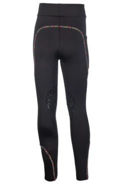 HKM Reitleggings -Polly- Silikon-Kniebesatz