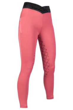 HKM Reitleggings -Ruby- Silikon-Vollbesatz