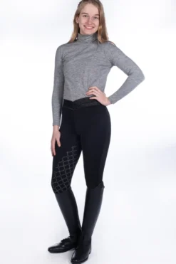 HKM Reitleggings -Ruby- Silikon-Vollbesatz