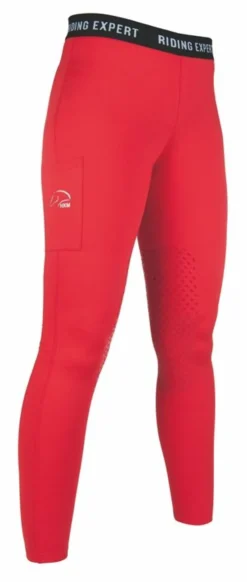 HKM Reitleggings -Wien- Style Silikon-Kniebesatz