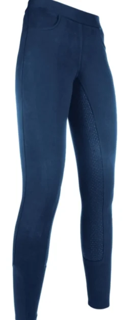 HKM Reitleggings -Yvi- Silikon-Vollbesatz