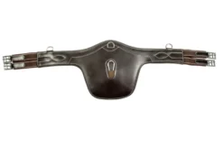 HKM Sattelgurt mit Brustschutz -Soft-