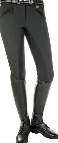 HKM Softshell-Reithose -Karthingo Easy- Dreiviertel Alos Besatz