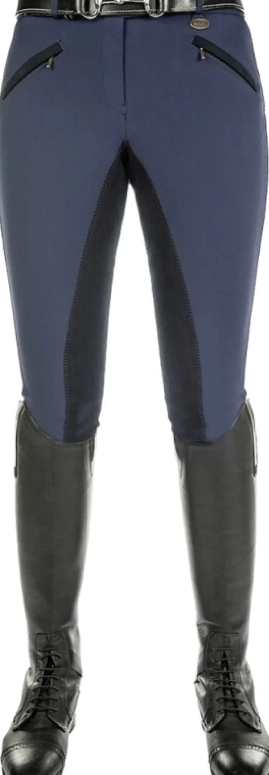 HKM Softshell-Reithose -Karthingo Easy- Dreiviertel Alos Besatz