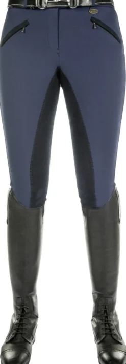 HKM Softshell-Reithose -Karthingo Easy- Dreiviertel Alos Besatz