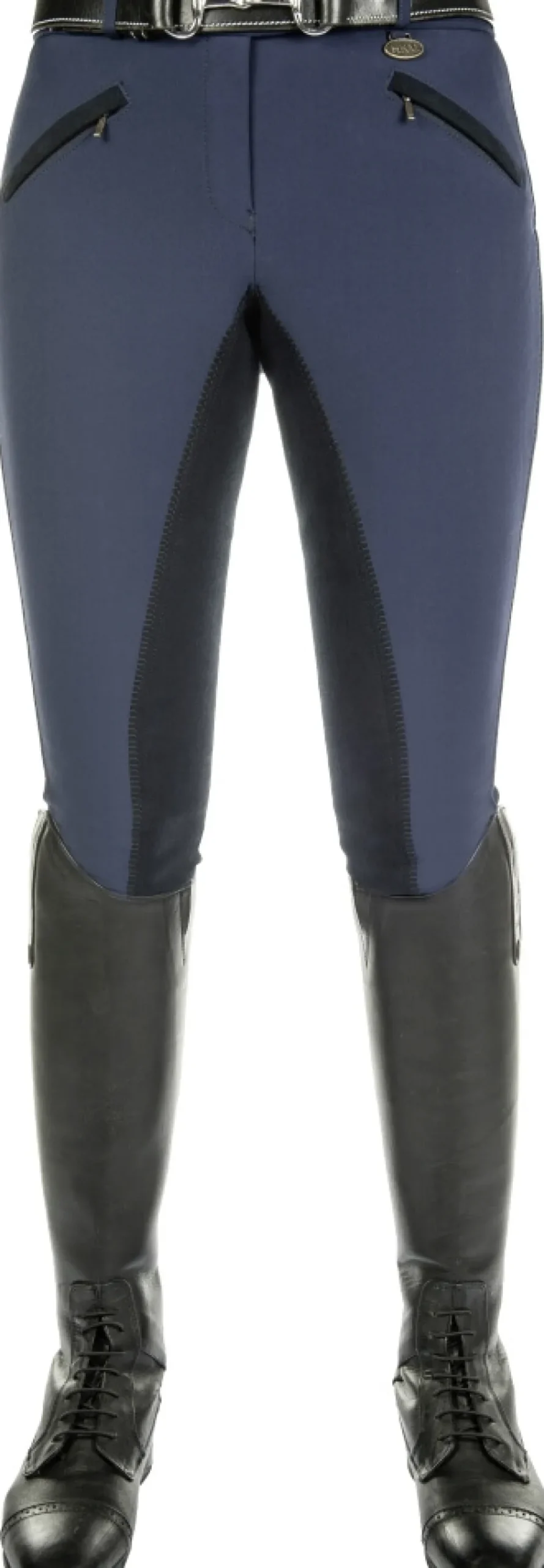 HKM Softshell-Reithose -Karthingo Easy- Dreiviertel Alos Besatz
