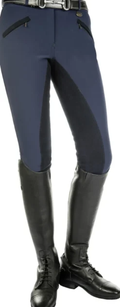 HKM Softshell-Reithose -Karthingo Easy- Dreiviertel Alos Besatz