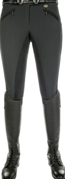 HKM Softshell-Reithose -Karthingo Easy- Dreiviertel Alos Besatz
