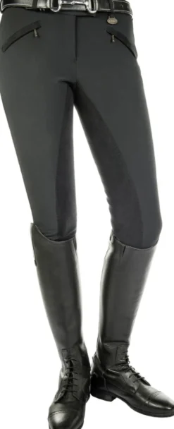 HKM Softshell-Reithose -Karthingo Easy- Dreiviertel Alos Besatz