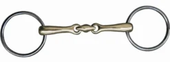 HKM Unterlegtrense aus Argentan,doppelt gebrochen,14mm