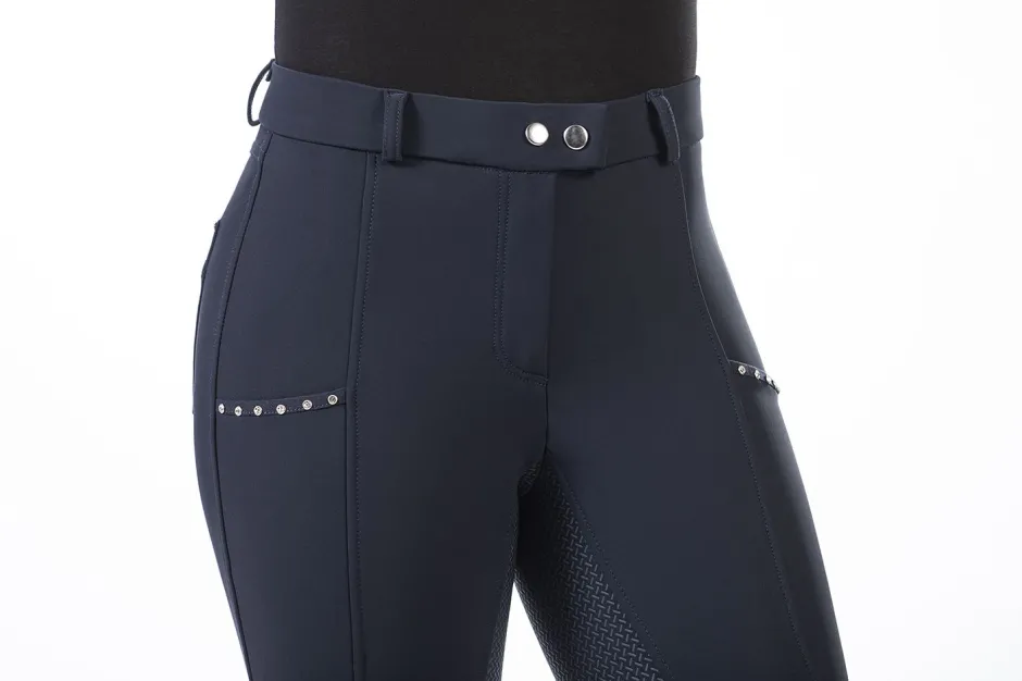 HKM Winter Reithose -Monaco- Silikon-Vollbesatz