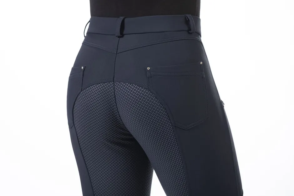 HKM Winter Reithose -Monaco- Silikon-Vollbesatz