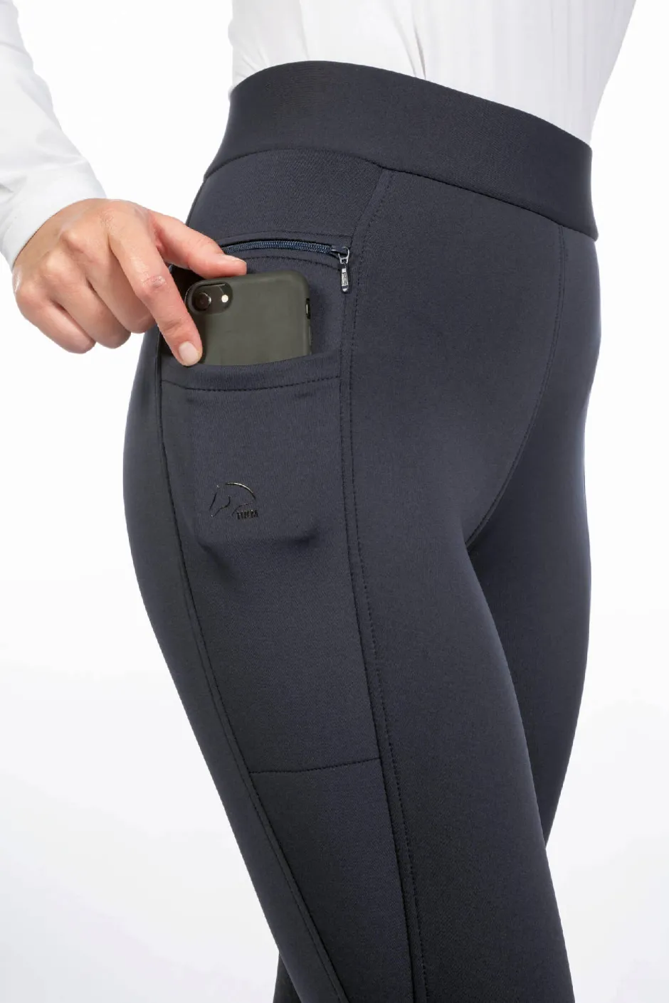 HKM Winter-Reitleggings -Maja- Silikon-Vollbesatz
