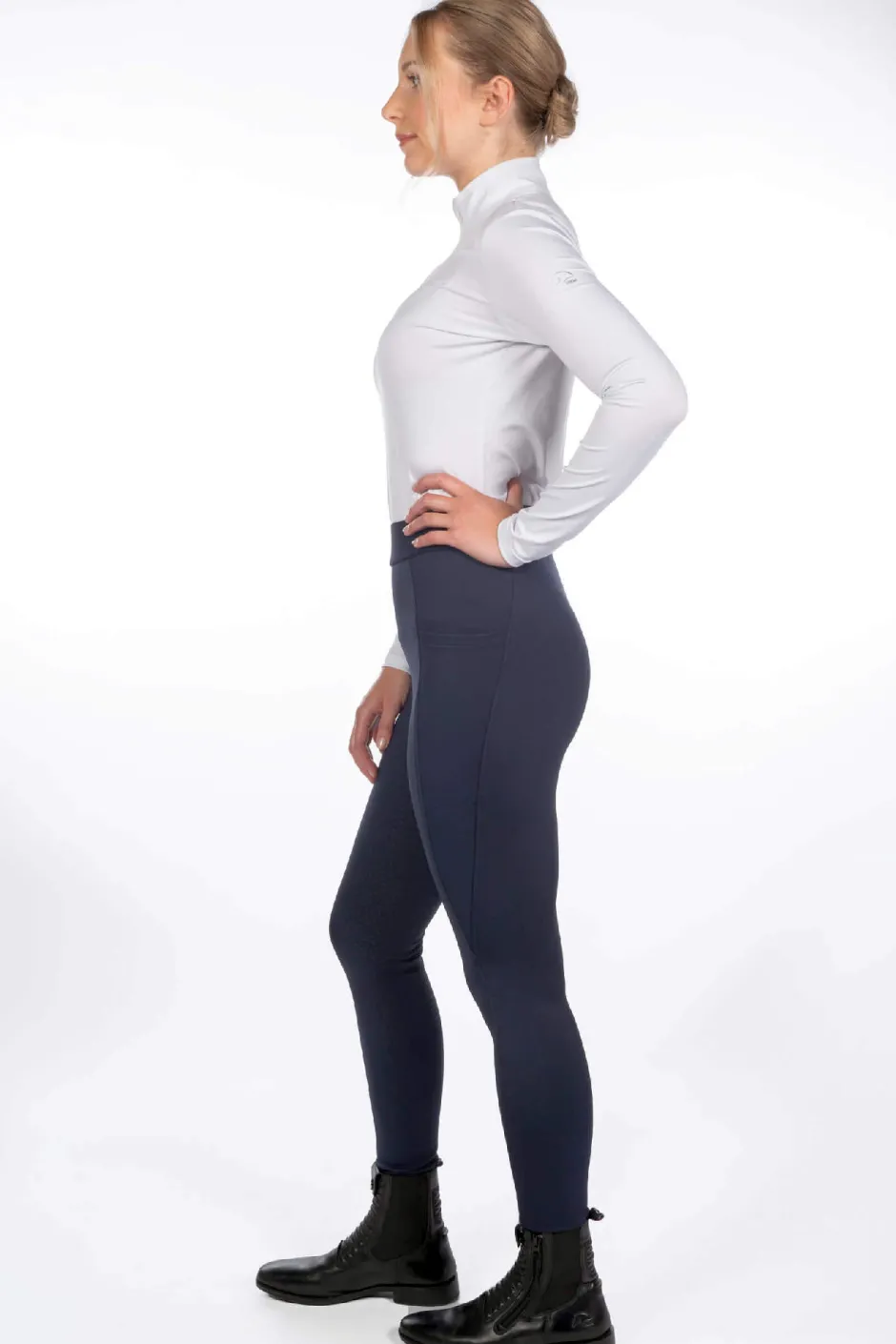 HKM Winter-Reitleggings -Maja- Silikon-Vollbesatz