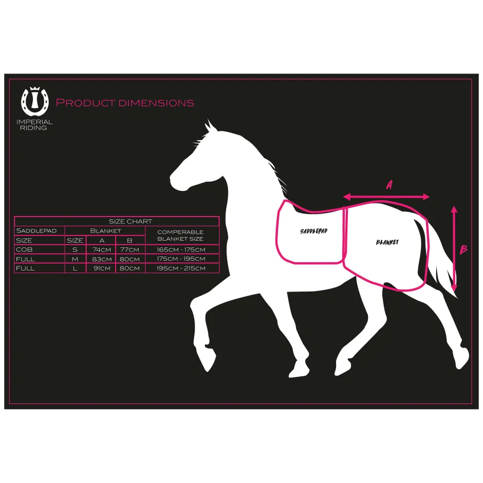 IMPERIAL RIDING Abnehmbare Trainingsdecke IRHMultiride
