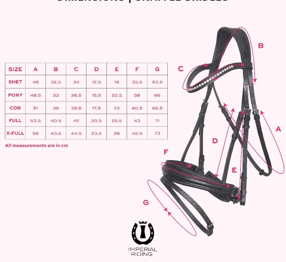 IMPERIAL RIDING Englisches Zaumzeug IRH kombiniert Sleek