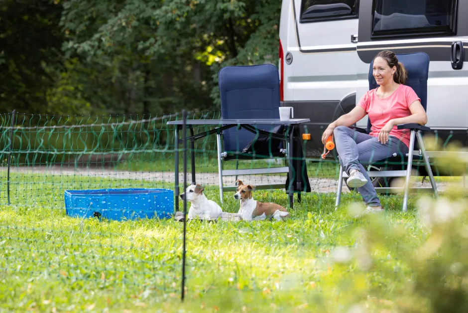 KERBL Begrenzungszaun Camping Net