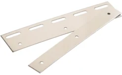 KERBL Klemm- und Pendelleiste 200mm Edelstahl für PVC-Vorhang
