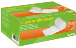 KERBL Rollwatte Wattebinde, 3 m x 10 cm, 8 Stück im Klinikpack