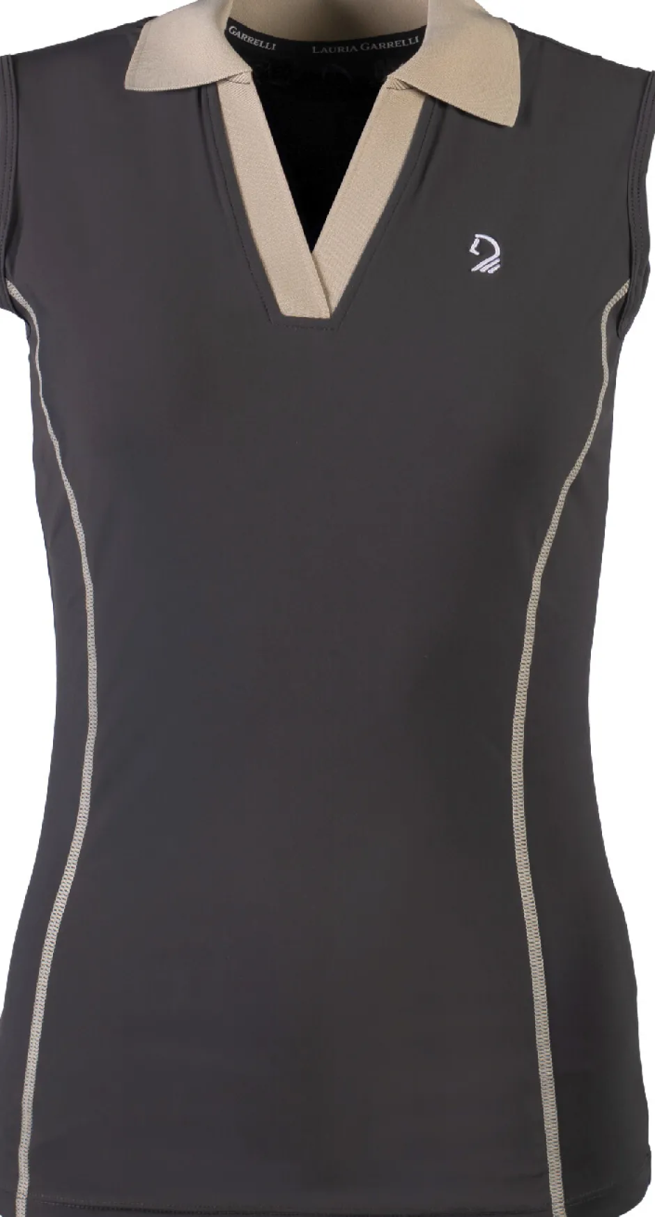 LAURIA GARRELLI by HKM Poloshirt -Limone- ärmellos