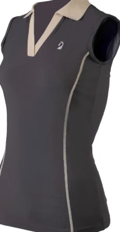 LAURIA GARRELLI by HKM Poloshirt -Limone- ärmellos