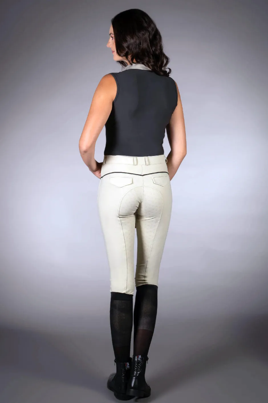 LAURIA GARRELLI by HKM Poloshirt -Limone- ärmellos