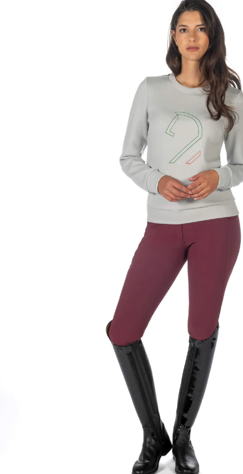 Lauria Garrelli by HKM Pullover -Amalfi Horse Head-