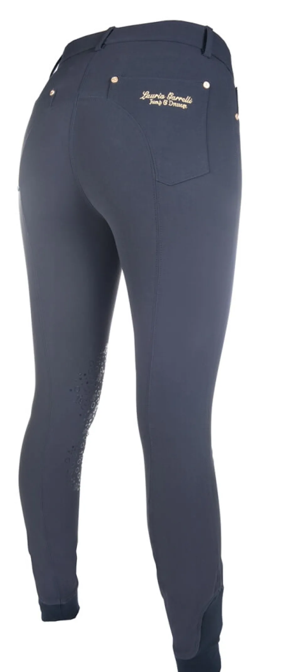 Lauria Garrelli by HKM Reithose -LG Basic- Silikon-Kniebesatz