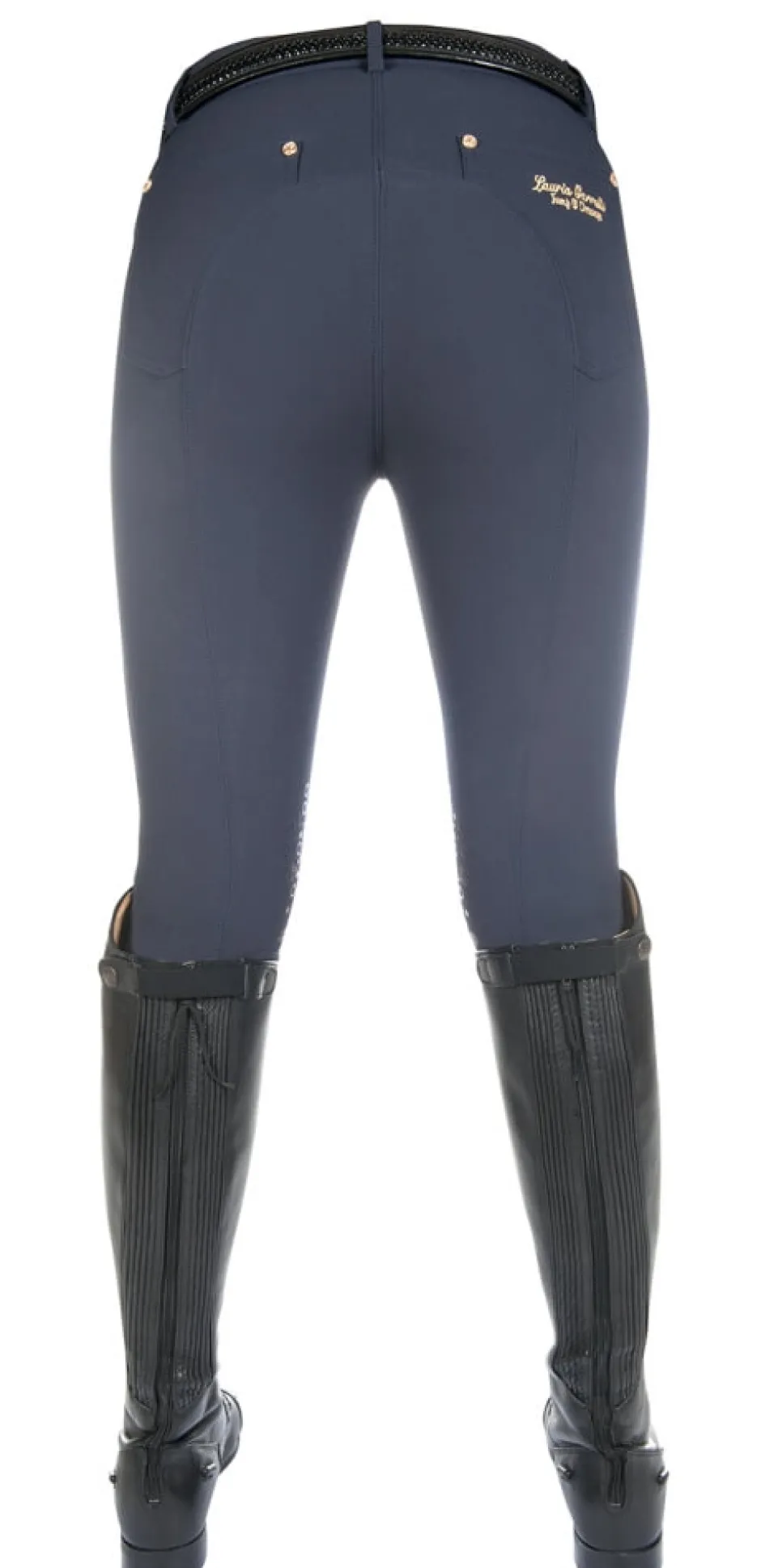 Lauria Garrelli by HKM Reithose -LG Basic- Silikon-Kniebesatz