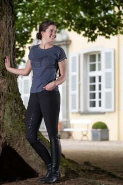 Lauria Garrelli by HKM Reithose -LG Basic- Silikon-Vollbesatz