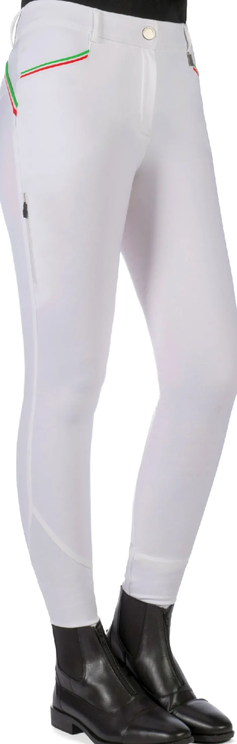 Lauria Garrelli by HKM Reithose -Livigno Sportive- Silikon-Vollbesatz