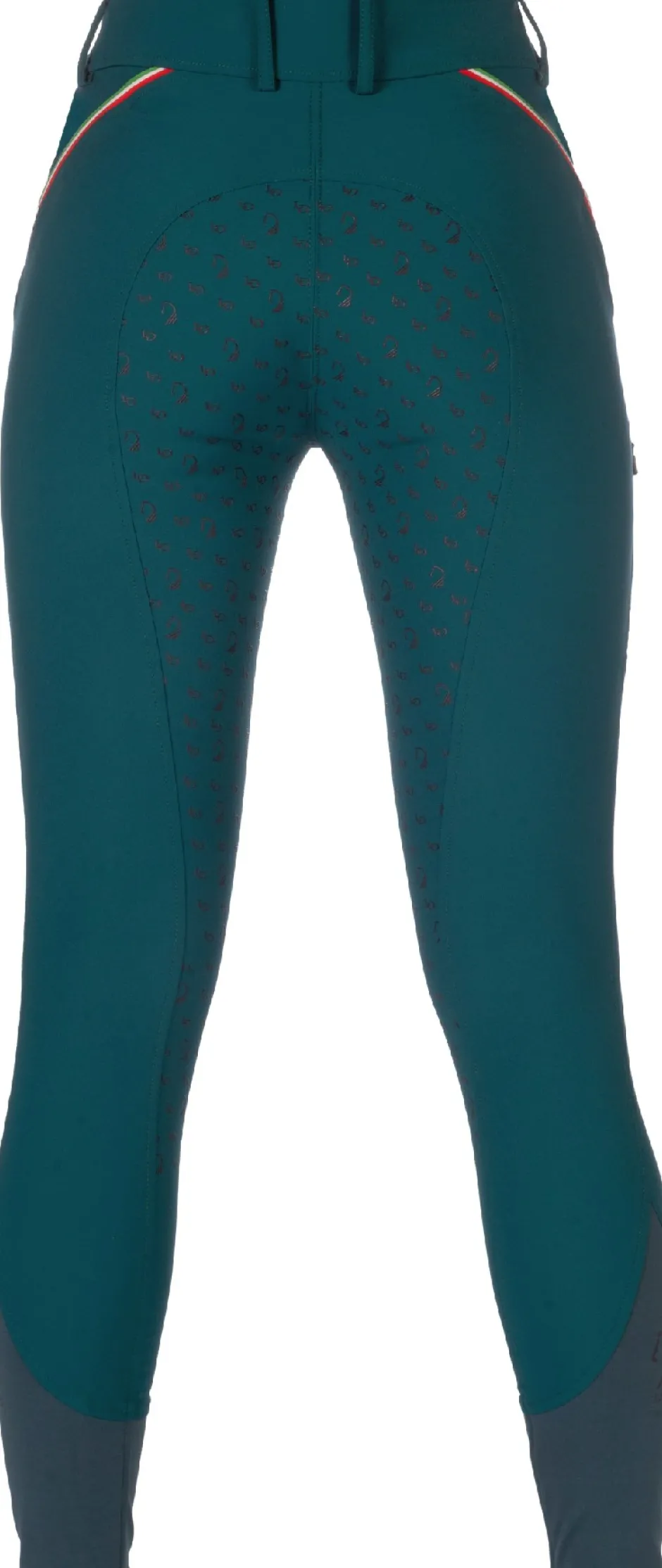 Lauria Garrelli by HKM Reithose -Livigno Sportive- Silikon-Vollbesatz