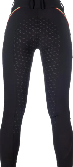 Lauria Garrelli by HKM Reithose -Livigno Sportive- Silikon-Vollbesatz