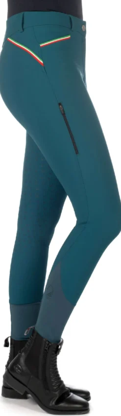 Lauria Garrelli by HKM Reithose -Livigno Sportive- Silikon-Vollbesatz