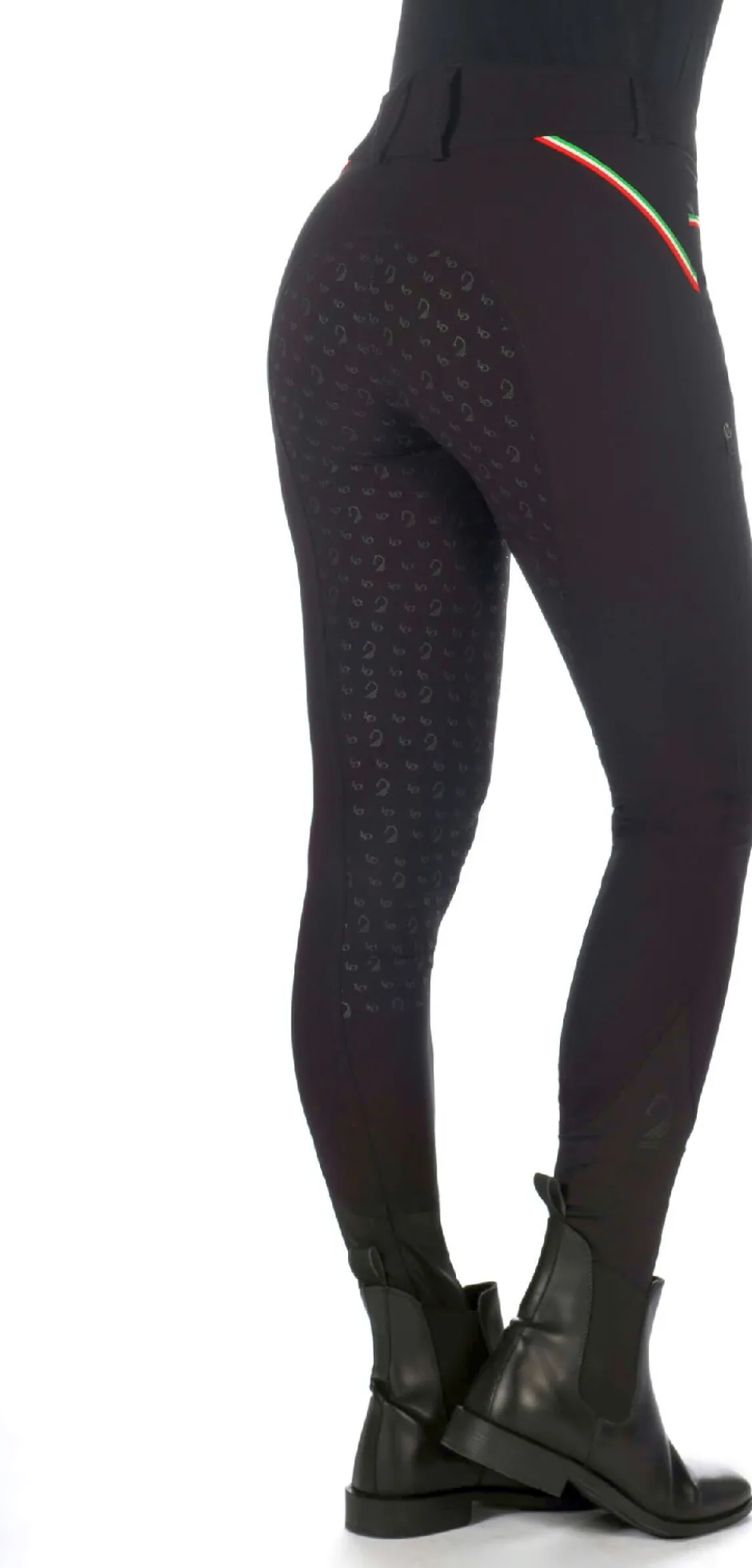 Lauria Garrelli by HKM Reithose -Livigno Sportive- Silikon-Vollbesatz