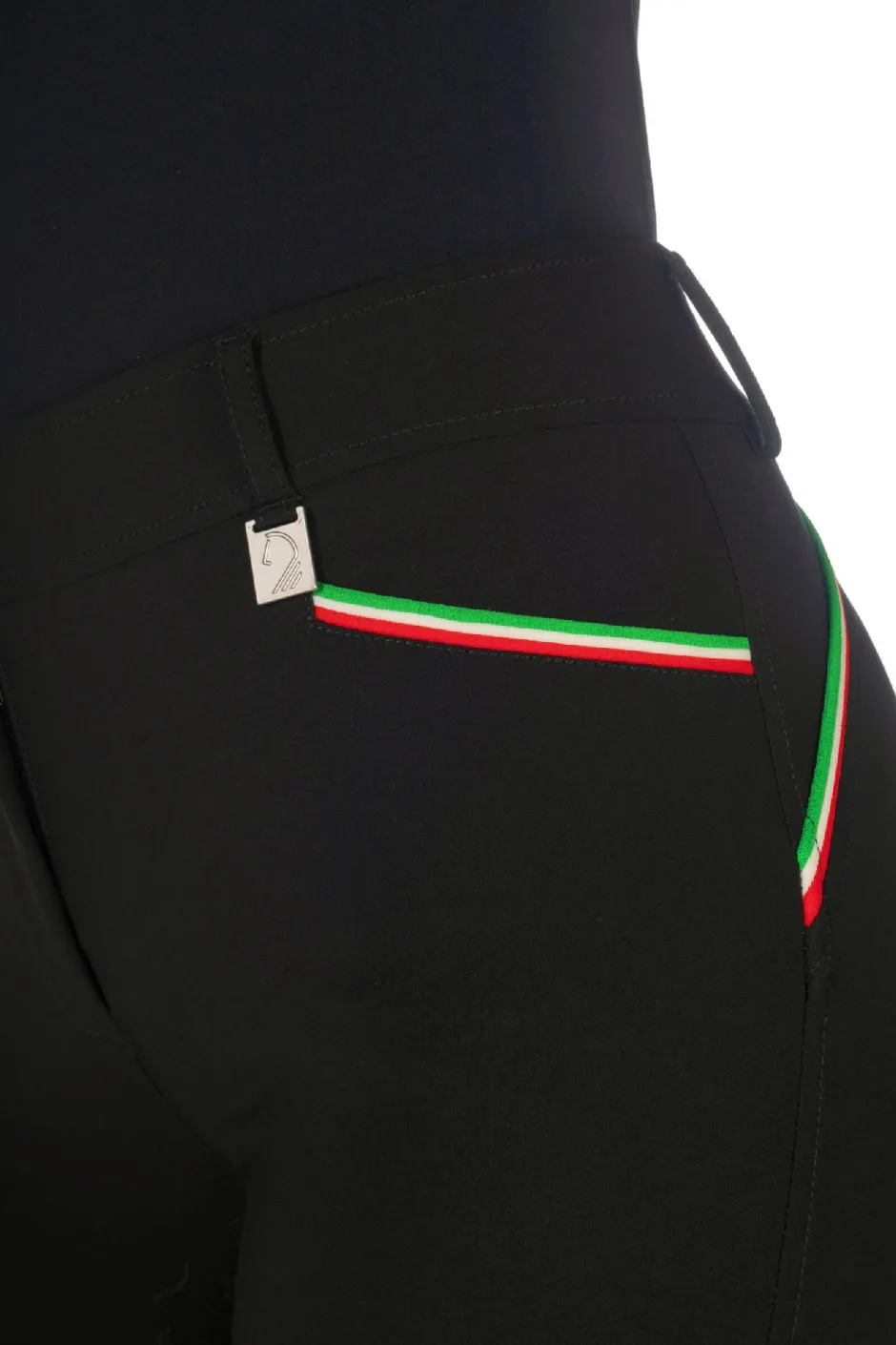 Lauria Garrelli by HKM Reithose -Livigno Sportive- Silikon-Vollbesatz