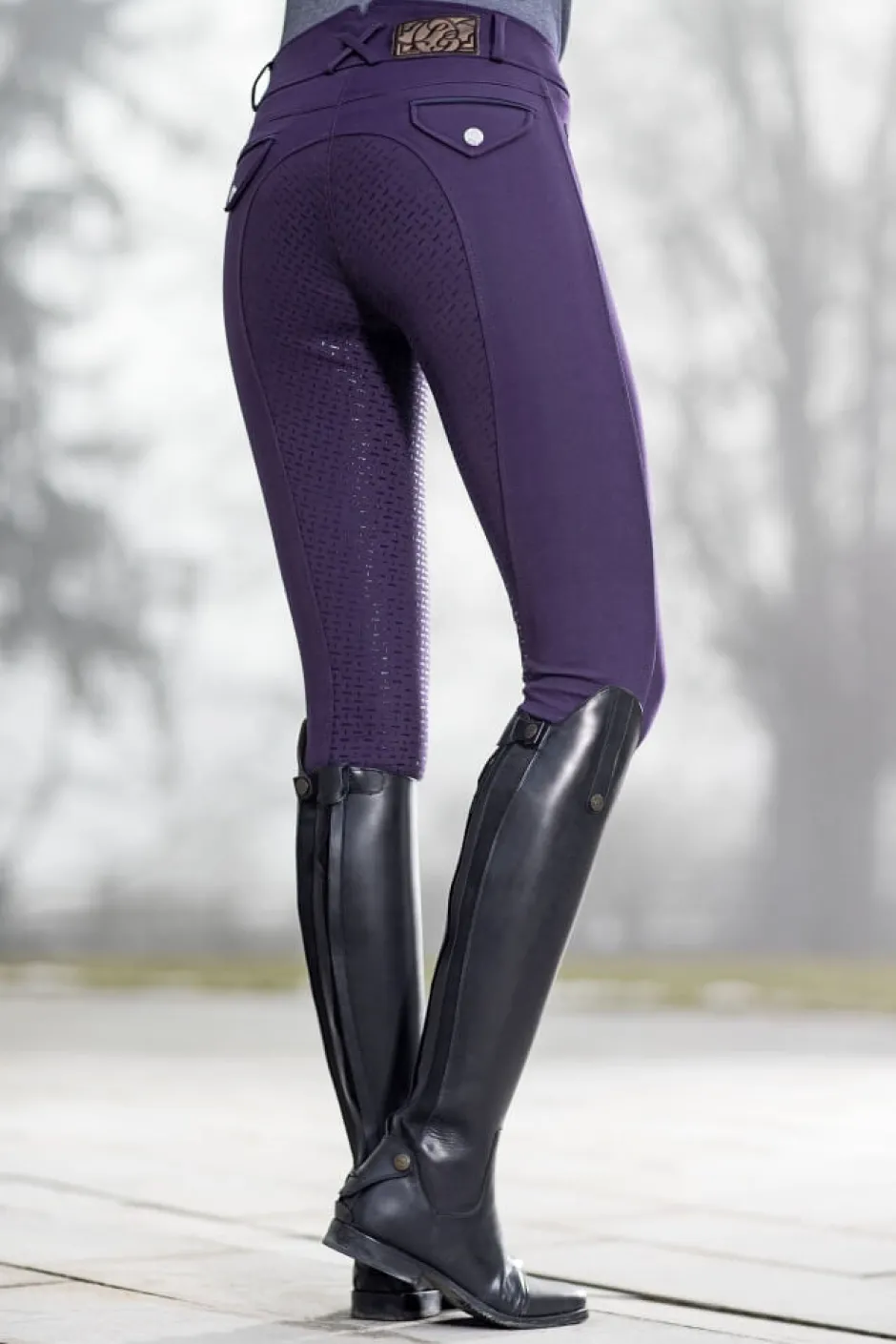 Lauria Garrelli by HKM Reithose -Moena MAY Patch- Silikon-Vollbesatz LIMITED