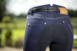 Lauria Garrelli by HKM Reithose -Queens piping- Dreiviertel Alos Besatz LIMITED