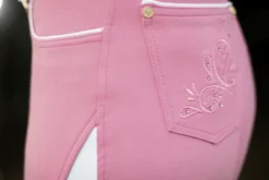 Lauria Garrelli by HKM Reithose -Queens- Silikon Kniebesatz
