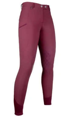 Lauria Garrelli by HKM Reithose -Morello PAM- Silikon-Kniebesatz