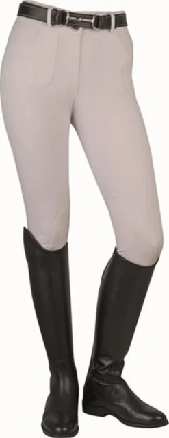 Lauria Garrelli Reithose -Pretty Toskana- Kniebesatz aus Oberstoff by HKM, Damengrösse 42, weiß