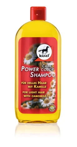 Leovet POWER SHAMPOO mit Kamille für helle Pferde, 500 ml